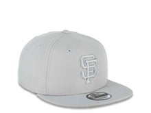 Load image into Gallery viewer, San Francisco Giants New Era MLB 9FIFTY 950 Snapback Color Pack Cap Hat Medium Silver Crown/Visor Medium Silver Logo 
