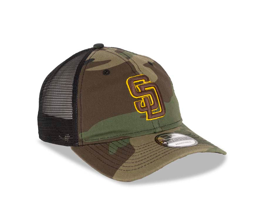 San Diego Padres New Era Trucker 9TWENTY Snapback Hat - Camo