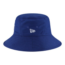 Load image into Gallery viewer, Los Angeles Dodgers New Era MLB Bucket Cap Hat Royal Blue Crown/Visor Royal Blue/White Logo (2022 Batting Practice)
