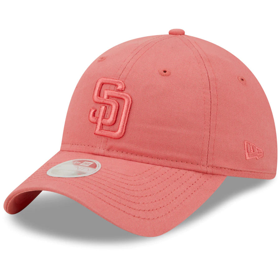 San Diego Padres New Era MLB 9TWENTY 920 Adjustable Cap Hat Pink Crown/Visor Pink Logo (Color Pack)
