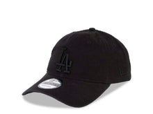 Load image into Gallery viewer, Los Angeles Dodgers New Era MLB 9TWENTY 920 Adjustable Cap Hat Black Crown/Visor Black Logo 
