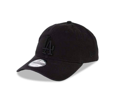 Los Angeles Dodgers New Era MLB 9TWENTY 920 Adjustable Cap Hat Black Crown/Visor Black Logo 