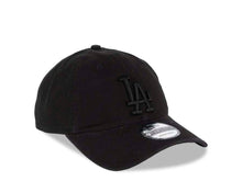 Load image into Gallery viewer, Los Angeles Dodgers New Era MLB 9TWENTY 920 Adjustable Cap Hat Black Crown/Visor Black Logo 

