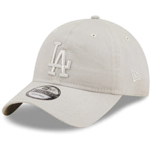 Load image into Gallery viewer, Los Angeles Dodgers New Era MLB 9TWENTY 920 Adjustable Cap Hat Medium Silver Light Gray Crown/Visor Medium Silver Light Gray Logo (Color Pack)

