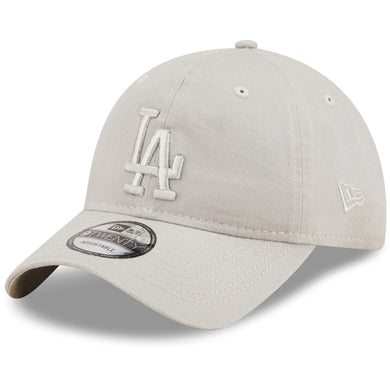 Los Angeles Dodgers New Era MLB 9TWENTY 920 Adjustable Cap Hat Medium Silver Light Gray Crown/Visor Medium Silver Light Gray Logo (Color Pack)
