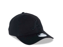 Load image into Gallery viewer, Atlanta Braves New Era MLB 9TWENTY 920 Adjustable Cap Hat Black Crown/Visor Black Logo 
