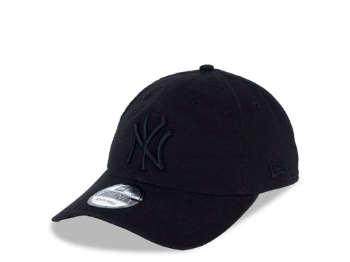 New York Yankees New Era MLB 9TWENTY 920 Adjustable Cap Hat Black Crown/Visor Black Logo 