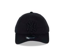 Load image into Gallery viewer, New York Yankees New Era MLB 9TWENTY 920 Adjustable Cap Hat Black Crown/Visor Black Logo 

