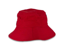 Load image into Gallery viewer, Los Angeles Anaheim Angels New Era MLB Bucket Cap Hat Red Crown/Visor Red/Navy Logo (2022 Batting Practice)

