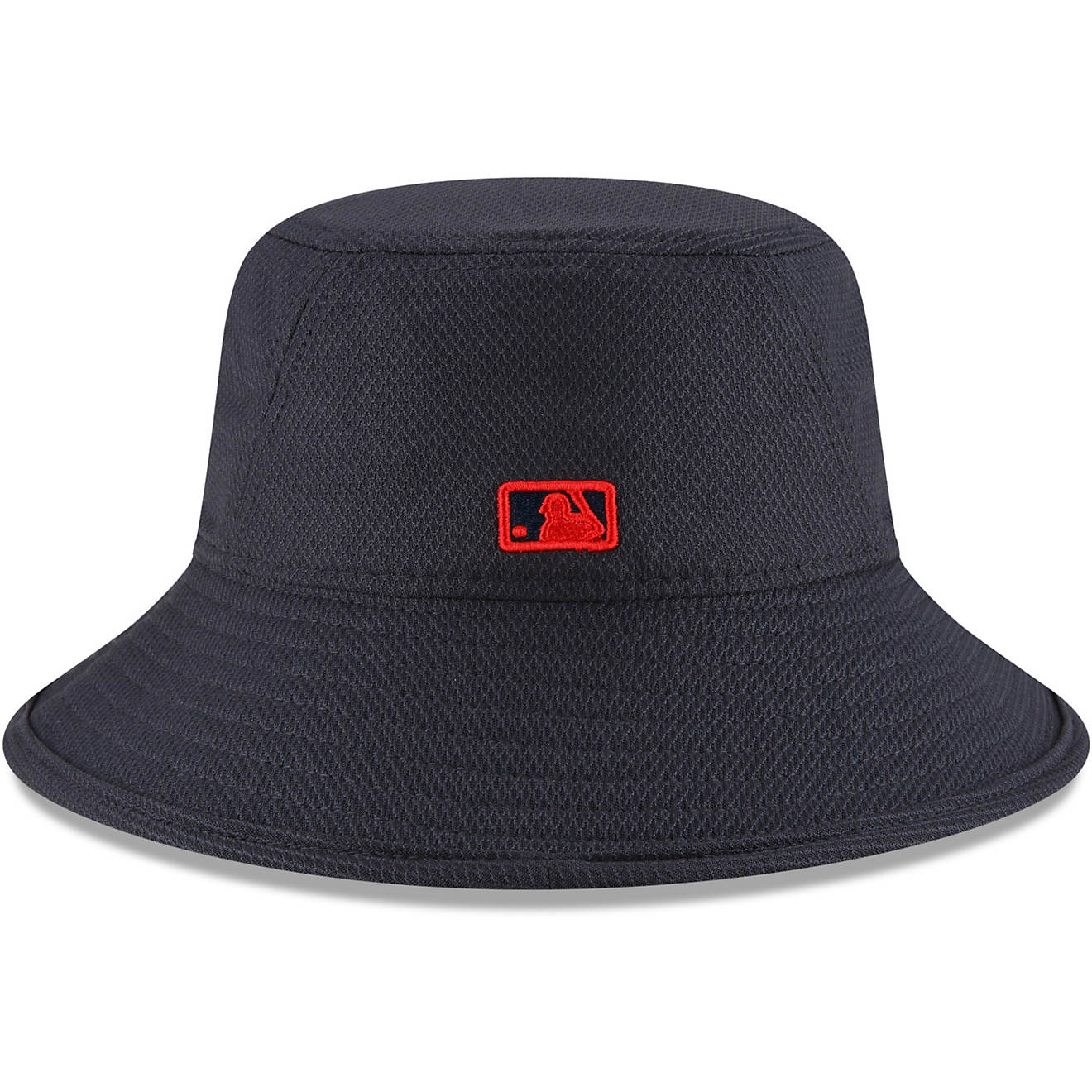 Atlanta Braves New Era MLB Bucket Cap Hat Navy Crown/Visor Navy