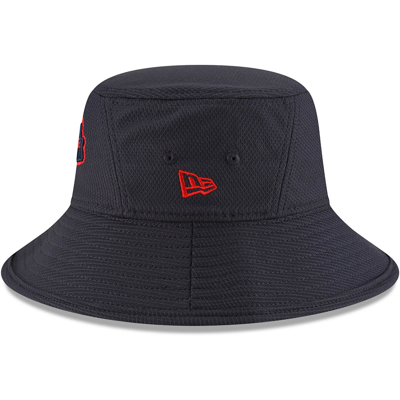 Atlanta Braves New Era MLB Bucket Cap Hat Navy Crown/Visor Navy