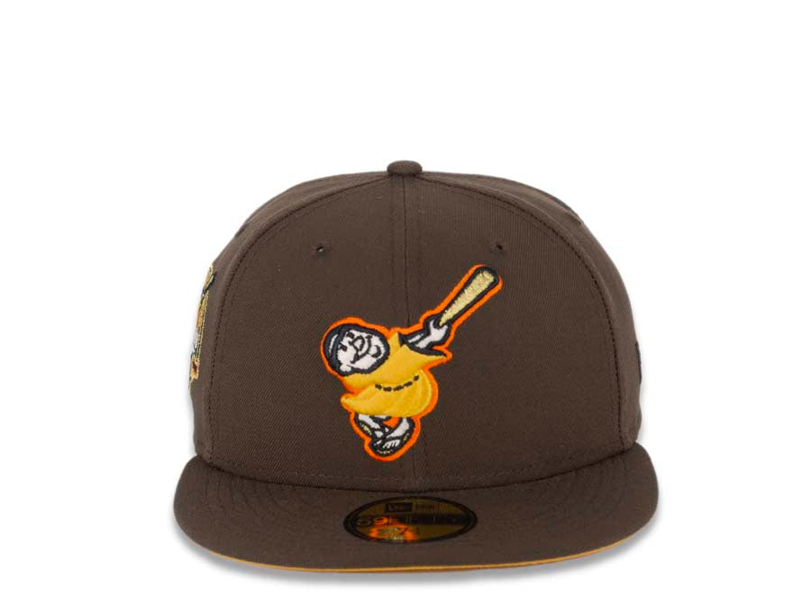 San Diego Padres New Era MLB 59FIFTY 5950 Fitted Cap Hat Brown