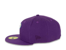 Load image into Gallery viewer, San Diego Padres New Era MLB 59FIFTY 5950 Fitted Cap Hat Deep Purple Crown/Visor Pink/Teal “P” Logo 40th Anniversary Side Patch Pink UV
