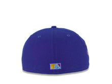 Load image into Gallery viewer, San Diego Padres New Era MLB 59FIFTY 5950 Fitted Cap Hat Light Royal Crown/Visor Sky Blue/Cheviot Gold Logo 1992 All-Star Game Side Patch Purple UV
