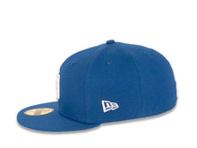 Load image into Gallery viewer, San Diego Padres New Era MLB 59FIFTY 5950 Fitted Cap Hat Light Royal Blue Crown/Visor White Logo 1998 World Series Side Patch Clear Mint UV
