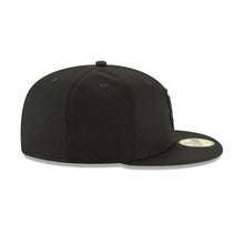 Load image into Gallery viewer, (Youth) San Francisco Giants New Era MLB 59FIFTY 5950 Fitted Cap Hat Black Crown/Visor Black Logo

