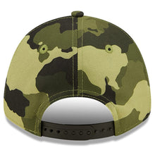 Load image into Gallery viewer, Houston Astros New Era MLB 9FORTY 940 Adjustable Cap Hat Camo Crown/Visor Camo Flag/Gold Logo (2022 Armed Forces Day)
