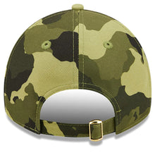 Load image into Gallery viewer, New York Yankees New Era MLB 9TWENTY 920 Adjustable Cap Hat Camo Crown/Visor Camo Flag/Gold Logo (2022 Armed Forces Day)
