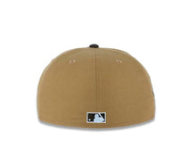 Load image into Gallery viewer, San Diego Padres New Era MLB 59FIFTY 5950 Fitted Cap Hat Wheat Crown/Visor White/Brown Logo 2016 All-Star Game Side Patch Brown UV
