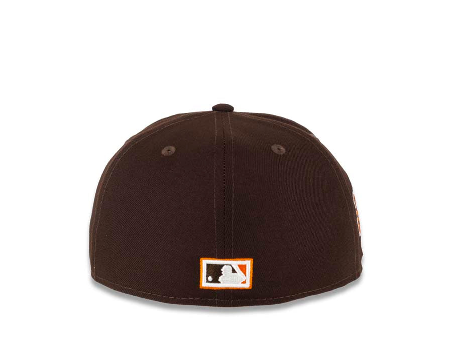 New Era 59Fifty San Diego Padres Local Dark Brown Fitted Hat