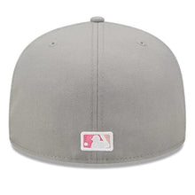 Load image into Gallery viewer, San Diego Padres New Era MLB 59FIFTY 5950 Fitted Cap Hat Gray Crown/Visor Pink/White Logo (2022 Mother&#39;s Day)
