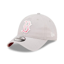 Load image into Gallery viewer, Boston Red Sox New Era MLB 9TWENTY 920 Adjustable Cap Hat Gray Crown/Visor Pink/White Logo (2022 Mother&#39;s Day)
