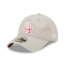 Load image into Gallery viewer, Los Angeles Dodgers New Era MLB 9TWENTY 920 Adjustable Cap Hat Gray Crown/Visor Pink/White Logo (2022 Mother&#39;s Day)
