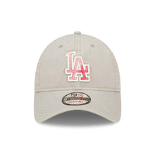 Load image into Gallery viewer, Los Angeles Dodgers New Era MLB 9TWENTY 920 Adjustable Cap Hat Gray Crown/Visor Pink/White Logo (2022 Mother&#39;s Day)
