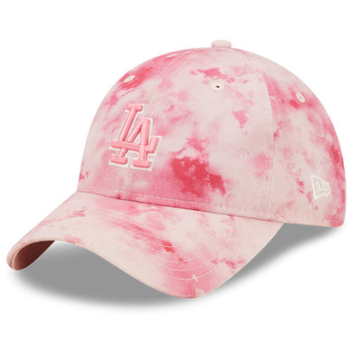 (Women) Los Angeles Dodgers New Era MLB 9TWENTY 920 Adjustable Cap Hat Pink/White Crown/Visor Pink/White Logo (2022 Mother's Day)