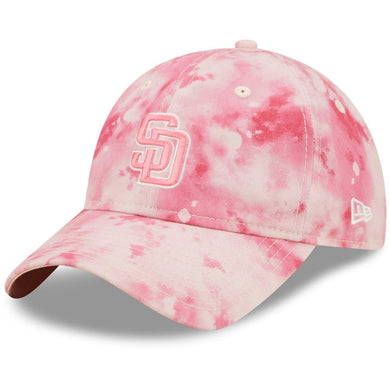 (Women) San Diego Padres New Era MLB 9TWENTY 920 Adjustable Cap Hat Pink/White Crown/Visor Pink/White Logo (2022 Mother's Day)
