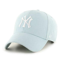 Load image into Gallery viewer, New York Yankees &#39;47 MLB MVP Adjustable Cap Hat Blue Crown/Visor White Logo
