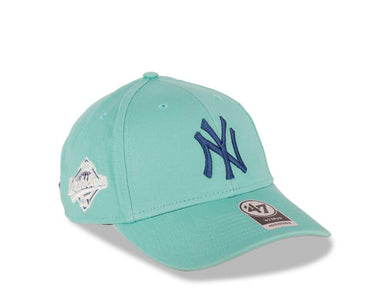New York Yankees '47 MLB MVP Adjustable Cap Hat Green Crown/Visor Blue Logo