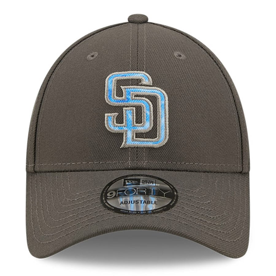 San Diego Padres New Era Adjustable Visor - Gray