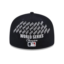 Load image into Gallery viewer, New York Yankees New Era MLB 59FIFTY 5950 Fitted Cap Hat Navy Crown/Visor Team Color Logo with 27x Crown Rose (Crown Champs)
