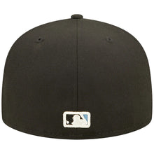 Load image into Gallery viewer, Pittsburgh Pirates New Era MLB 59FIFTY 5950 Fitted Cap Hat Black Crown/Visor Team Color Logo 1979 76th World Series Side Patch Baby Blue UV (Pop Sweat)
