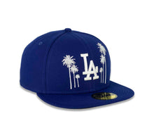 Load image into Gallery viewer, Los Angeles Dodgers New Era MLB 59FIFTY 5950 Fitted Cap Hat Royal Blue Crown/Visor Team Color Logo with Palm Trees 2022 All-Star Game Side Patch (2022 All-Star Game Fan Pack)
