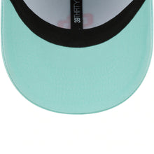 Load image into Gallery viewer, San Diego Padres New Era MLB 39THIRDY 3930 Flexfit Cap Hat Light Teal Crown/Visor Magenta Logo (2022 City Connect)
