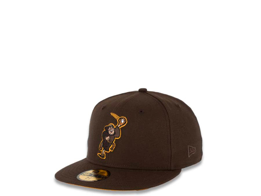 San Diego Padres New Era MLB 59FIFTY 5950 Fitted Cap Hat Brown