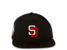 Load image into Gallery viewer, San Diego Padres New Era MLB 9FIFTY 950 Snapback Cap Hat Black Crown/Visor White/Red Logo 2016 All-Star Game Side Patch Red UV
