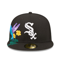 Load image into Gallery viewer, Chicago White Sox New Era MLB 59FIFTY 5950 Fitted Cap Hat Black Crown/Visor Team Color Logo (Blooming)
