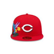 Load image into Gallery viewer, Cincinnati Reds New Era MLB 59FIFTY 5950 Fitted Cap Hat Red Crown/Visor Team Color Logo (Blooming)
