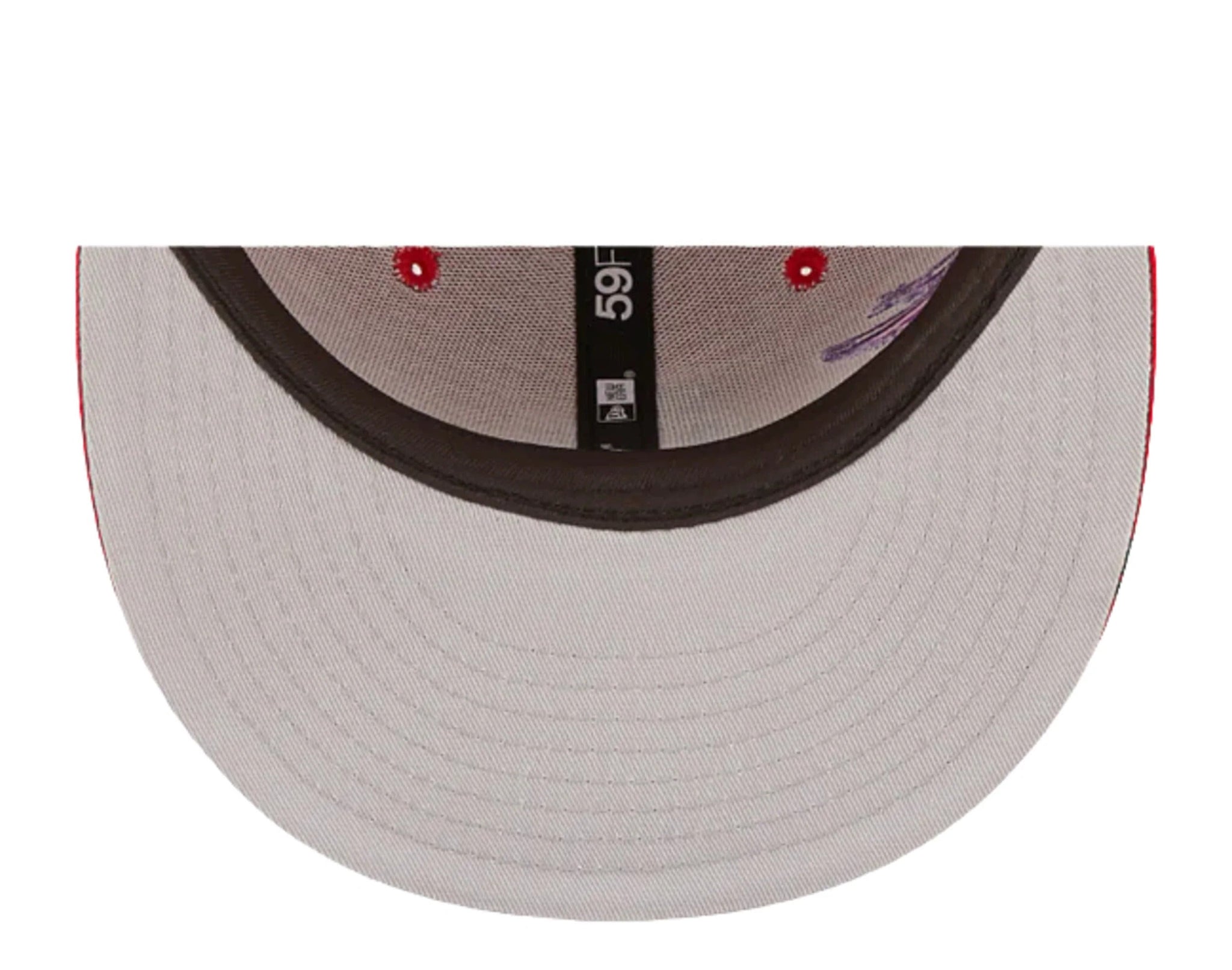 Casquette ajustée 59FIFTY du 4 juillet New Era pour hommes, kaki/rouge, St. Louis Cardinals 2024