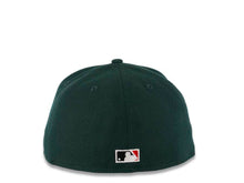 Load image into Gallery viewer, San Diego Padres New Era MLB 59FIFTY 5950 Fitted Cap Hat Dark Green Crown/Visor White/Red Logo 1992 All-Star Game Side Patch Red UV
