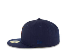 Load image into Gallery viewer, San Diego Padres New Era MLB 59FIFTY 5950 Fitted Cap Hat Light Navy Crown/Visor Cardinal/Khaki Batting Friar Logo Gray UV
