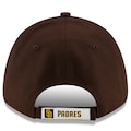 Load image into Gallery viewer, San Diego Padres New Era MLB 9FORTY 940 Adjustable Cap Hat Dark Brown Crown/Visor Team Color Logo 2022 PostSeason Side Patch
