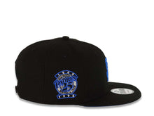 Load image into Gallery viewer, San Diego Padres New Era MLB 9FIFTY 950 Snapback Cap Hat Black Crown/Visor Royal Blue Logo 25th Anniversary Side Patch Royal Blue UV
