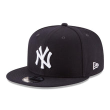 Load image into Gallery viewer, New York Yankees New Era MLB 9FIFTY 950 Snapback Cap Hat Navy Crown/Visor White Logo 2000 Subway Series Side Patch Gray UV
