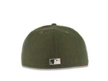 Load image into Gallery viewer, San Diego Padres New Era MLB 59FIFTY 5950 Fitted Cap Hat Olive Green Crown/Visor White Logo 1998 World Series Side Patch Pink UV
