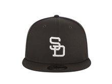 Load image into Gallery viewer, San Diego Padres New Era MLB 59FIFTY 5950 Fitted Cap Hat Brown Crown/Visor White Logo 1978 All-Star Game Side Patch Sky Blue UV
