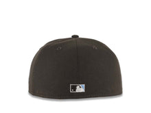 Load image into Gallery viewer, San Diego Padres New Era MLB 59FIFTY 5950 Fitted Cap Hat Brown Crown/Visor White Logo 1978 All-Star Game Side Patch Sky Blue UV
